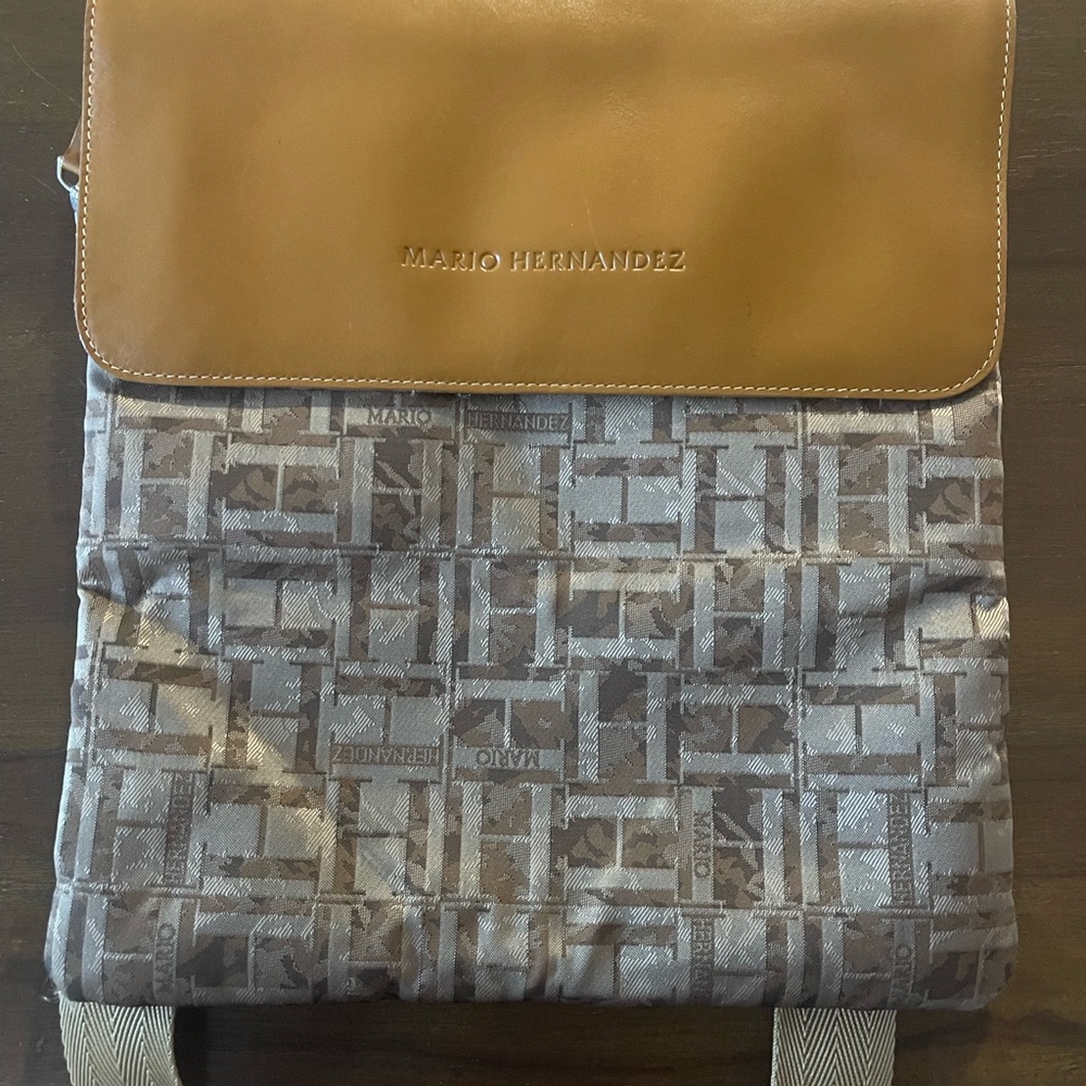 Mario Hernandez messenger bag - brown